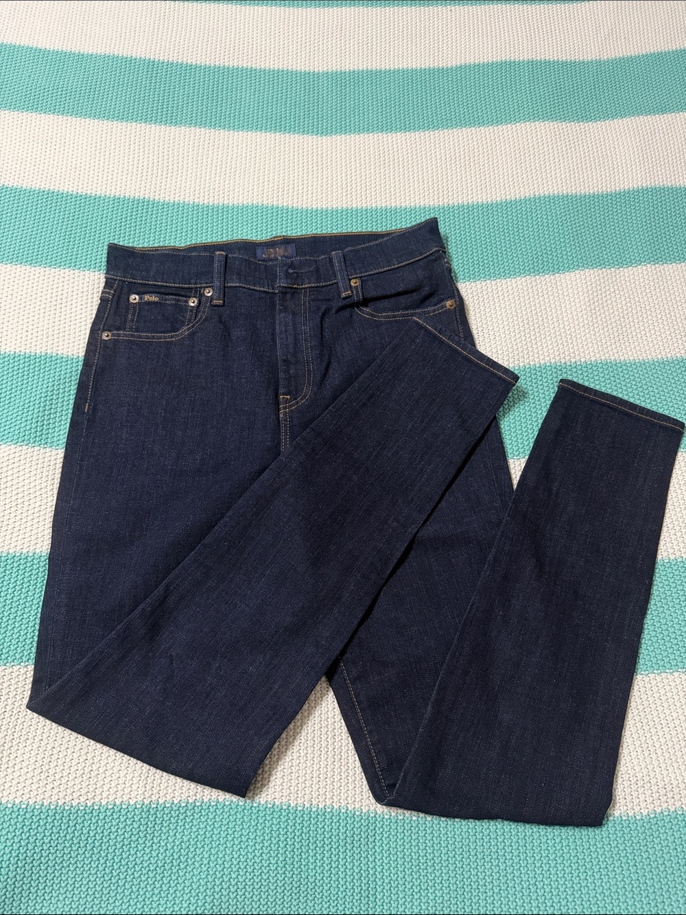 Polo by Ralph Lauren Men's Indigo Slim Straight Jeans